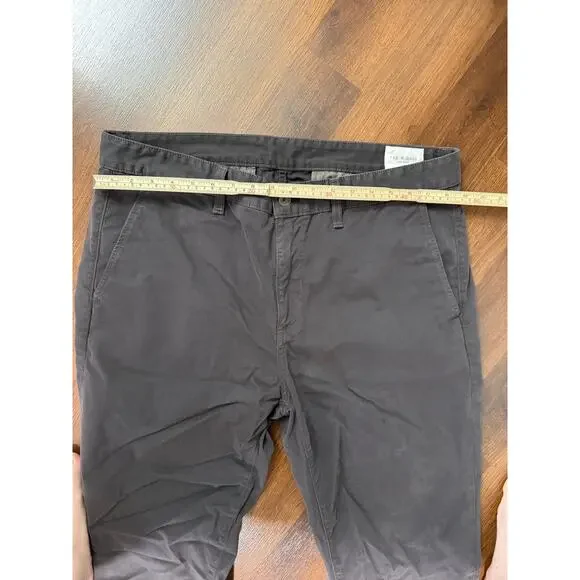 Rag & Bone Men's Fit 2 Slim Chino Pants Gray Sz 38 Business Casual Preppy Cotton - Picture 5 of 6